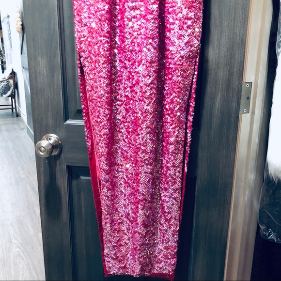 Custom Sequins Evening Gown Pageant New Years - Picture 7 of 8